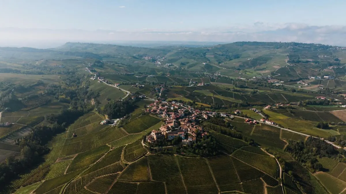 La campagna intorno, verso sera